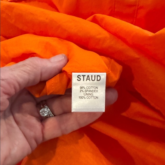 Staud orange Elio mini dress - Picture 10 of 12